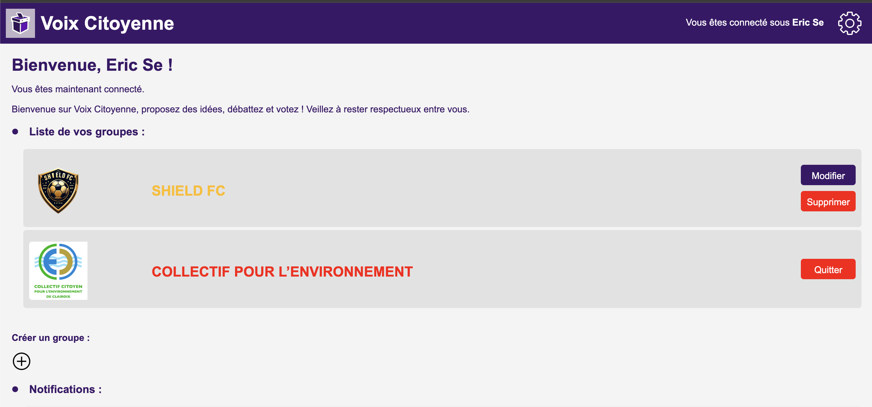 Plateforme de Démocratie Participative (Sondage) Preview